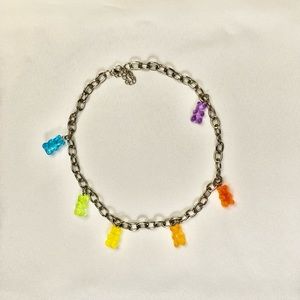 Rainbow Gummy Bear Necklace